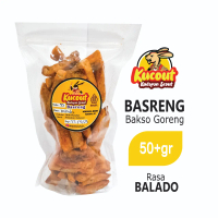 Kucout Basreng Balado 50 + gram Organic Sugar Free Low Sugar Low Fat Natural Dairy Free Fruity Bottl