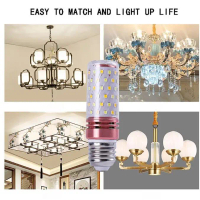 ชุดหลอดไฟ LED ข้าวโพด, ขนาดกะทัดรัด, E27/E14, 12W/16W, AC 220V, แสงสีขาว, เปลี่ยนสี, 2 ชิ้น