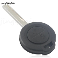 jingyuqin 2 Buttons Replacement Remote Car Key Shell Case Fob For Mitsubishi Colt Warior Carisma Spacestar Straight
