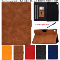 2020 Case for Samsung Galaxy Tab S6 Lite 10.4 SM-P610 SM-P615 Case PU Leather Smart Shell for Samsung Tab S6 Lite Tablet Cover