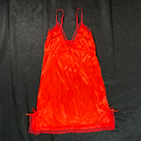 [ Racun Lingerie ] Dress Lingerie Gaun Malam Nightwear Wanita Dewasa Sexy Hot Deep V-Neck Brukat Flo