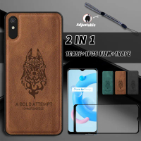 เคส 2-in-1 สำหรับ Redmi 9A/9A Sport 9AT 9i/9i เคสโทรศัพท์หนังที่เป็นมิตรกับผิว พร้อมฟิล์มเซรามิกและเ