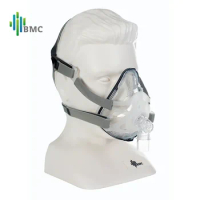 F1A Full Face Mask Realistic Silicone Gel Masks Mouth &amp; Nose For Sleep Snoring Health Care And Apnea Therapy Instrument