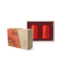 【王德傳】雲月合茗-茗茗茶葉禮盒附提袋-嚴選阿里山高山烏龍150g+手炭金萱鐵觀音150g(德傳秋節獻禮)