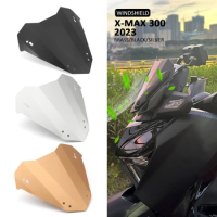 For YAMAHA X-MAX 300 X-MAX300 Motorcycle Accessories Windshield Windscreen Aluminum Wind Screen Deflector XMAX 300 XMAX300 2023