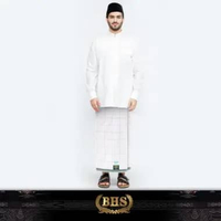 Sarung BHS Cosmo Gold Motif K26 PRB SJ Putih Orange