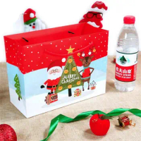 Christmas Candy Bags Children New Year Gift Bags Packaging Bag Kids Handbag Birthday Snack Cookie Storage Paper Bags