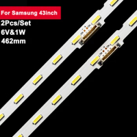 462mm Led Backlight Tv Repair for Samsung 43inch V8N1-430SM0-R0 2Pcs/Set LED Tv Bar UA43NU7100 UA43NU7090 UA43NU7400 UE43N5500