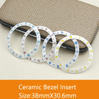 SKX007 Ceramic Bezel Insert, Size 38mm X 30.6mm Curved for Seiko SKX007/SKX009/SKX011/SKX171/SKX173/SRPD Cases Accessories 03