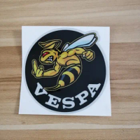 Car Styling Vinyl Tape Motorcycle Helmet Car Sticker Decals for Itlay Vespa Club Bee