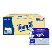 Tempo - Tempo茉莉花香味4层软抽纸巾90抽16包箱装抽纸面巾纸平行进口#纸巾#Tissue#抽纸#软抽#BB#软包#袋装纸巾