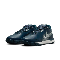 【NIKE 耐吉】籃球鞋 男鞋 運動鞋 包覆 緩震 ZM LEBRON NXXT GEN AMPD EP 藍 FJ1567-400
