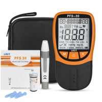 5 in 1 Lipid Profile Test Meter Total Cholesterol Triglyceride High Low Density Lipoprotein Analyzer URIT Measuring System