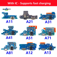USB Charging Port Dock Charger Plug Connector Board Flex Cable For Samsung A51 A71 A31 A41 A11 A21 A81 A12 A13 A12S