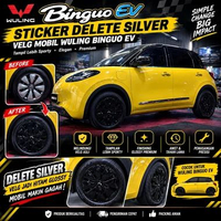 sticker delete silver velg mobil wuling binguo ev
