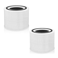 Replacement HEPA Filter Compatible For Levoit Core P350,Core P350-RF Pet Care Air Purifier 3-In-1 H13 True Filter