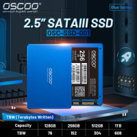 OSCOO SSD Hard drive disk 2.5‘’ SATAIII SSD 512GB 1TB 2TB HDD Internal Solid State For Laptop Desktop Computer PC SATA DISK