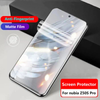 For ZTE nubia Z60 Z50 Ultra Z50S Z40S Z40 Pro Full Cover Matte Real Soft Hydrogel Film No Fingerprint Frosted Screen Protector