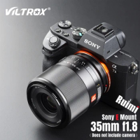 Viltrox 35mm F1.8 Full-Frame Auto Focus Prime Lens for Sony E Mount Mirrorless Cameras A7M3 A9 A7ii A7C A7RIV A6000 A6600