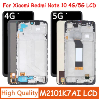 High Quality For Xiaomi Redmi Note 10 LCD M2101K7AI Display Touch Screen Panel Digitizer For Redmi Note 10 5G Display M2103K19G