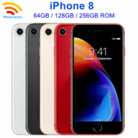 Original iPhone 8 iPhone8 64GB/128GB/256GB Unlocked 4G 4.7' Retina IPS LCD With Fingerprint True Ton