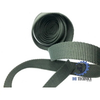 Webbing DOUBLE 2,5 CM - Tali Webbing TUBULAR - ABU MUDA