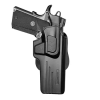 OWB Holster Paddle Polymer Fit: Sig Sauer 1911 / Springfield Operator 1911-A1 / Kimber 1911 5in - Outside Waistband Open Carry