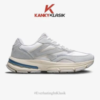 Kanky Klasik Roadstar - Sepatu Sneakers Casual Sport Pria 42 Grey/Ivory