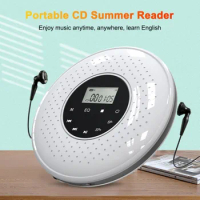 Hot Sale Portable CD Player LCD Display Touch Walkman Bluetooth CD Player Support TF Card MP3 Music Player A-B Repeat Function