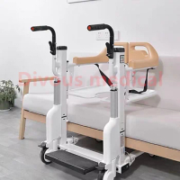 Home Use Multi-Function Commode Toilet Shower Chair For Disabled Electric Transfer Lift Wheel chair