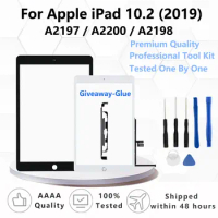 For Apple iPad 10.2 (2019) Touch Screen Digitizer Glass Panel LCD Display For iPad 10.2 (2019) A2197/A2200/A2198 Tablet Screen