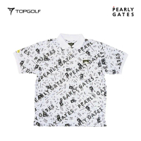 PEARLY GATES POLO SHIRT M KNT 53-4199325 WH
