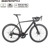 22 Speed Full Disc Gravel Complete Bike GR029 With SHIMAN0 105 R7020 Groupset And Carbon Wheelset 49/52/54/56/58cm
