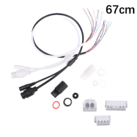 12V PoE Cable With DC Audio IP Camera RJ45 Cable built in PoE module For CCTV IP Camera