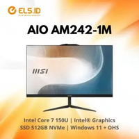 PC All-in-One MSI Modern AM242 1M Intel Core 7 150U 8GB SSD 512GB 23.8" W11+OHS