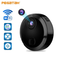 PEGATAH Mini IP Camera HD Portable Wireless Night Vision Cam Motion detection Webcam Remote Monitor 1080P Wifi mini Camcorder