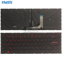 New US English Keyboard for MSI GF63 8RD 8RC MS-16R1 MS-16R4 Backlit Red Font
