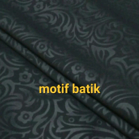 [0,5meter] Bahan kain embos jetblack bahan abaya dan gamis