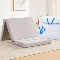 Foldable Mattress 4Inch Folding Mattress Fold Out Floor Sofa Bed for Adults, Camping, Guest, Breathable &amp; Washable Cover