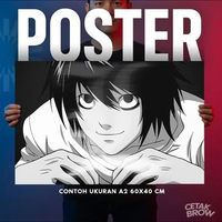 Poster Death Note Misa Amane Gothic Lolita Hiasan Dinding Kamar Cewek Dekorasi Dinding High Quality 