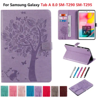 Tablet Case for Samsung Galaxy Tab A8.0 Case 2019 SM-T290 T295 Leather Folio Shell Cover for Samsung Galaxy Tab A 2019 8.0 Cover