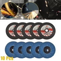 10 PCS/set 75mm Cutting Disc Sanding Flat Flap Disc Angle Grinder Wood Metal Cutting Grinding Tools For Angle Grinder Spare Part