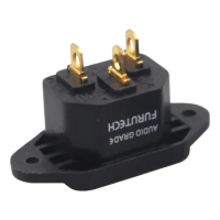 Furutech Tail Seat Plug Power Socket Connector IEC Power Plug HiFi Audio Power Cable Plug Tail Interface Filter Inlets Plugs