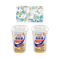 【Meiji 明治】明倍適營養補充品穀香原味125mlX48瓶(贈比得兔硅藻土軟地墊X1)