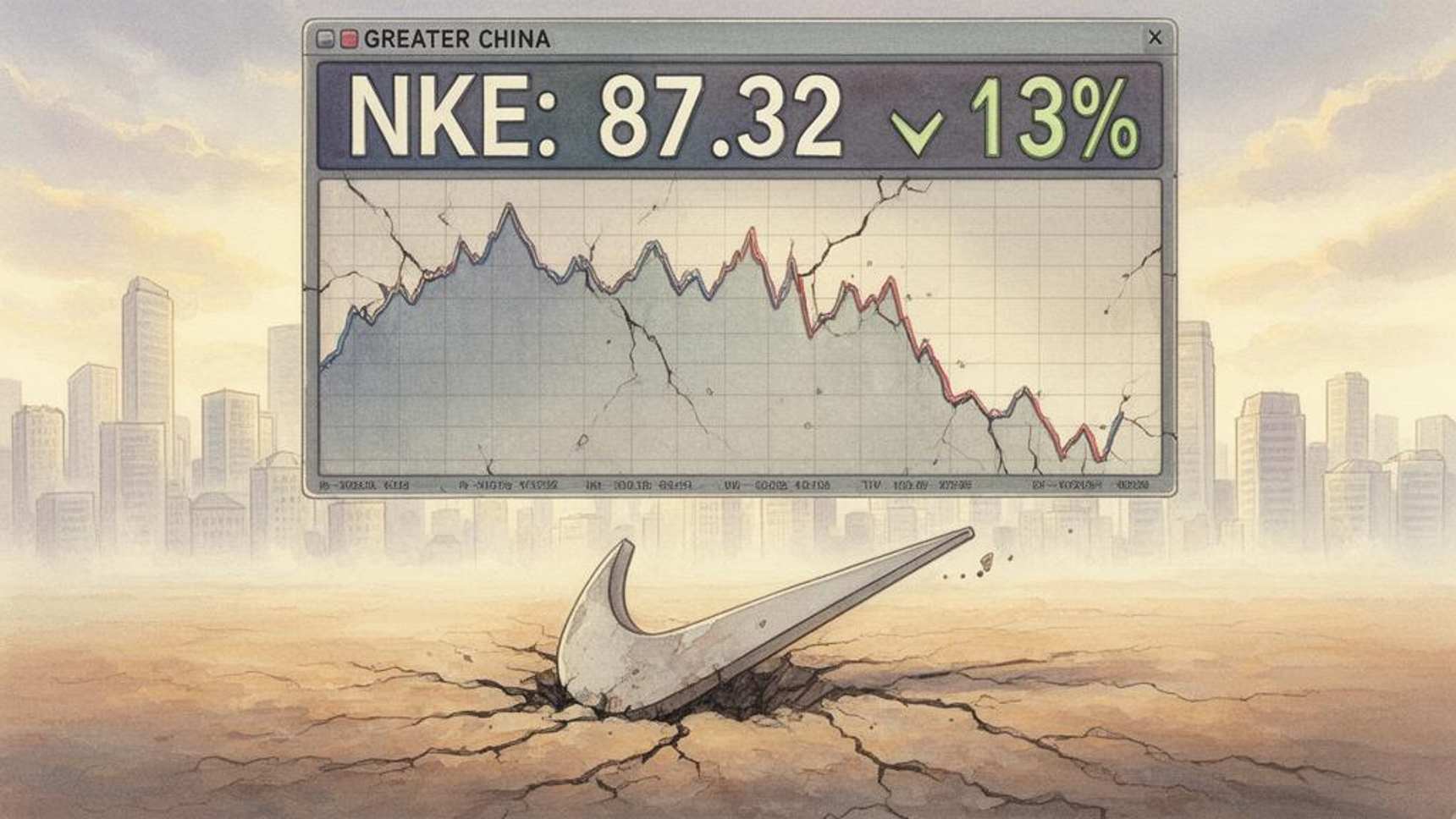 Nike Risks Nike Stock Plunges to Decade Low as China Woes and Geopolitical Risks ...