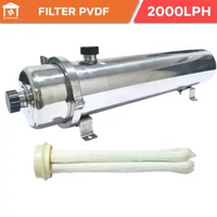 Filter Air Ultrafiltrasi PVDF Filter Sumur Membrane Filter PVDF Water Filter Penjernih Air Kran Filt