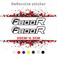 8Inch Reflective Sticker Decal Motorcycle Car Sticker Wheels Fairing Helmet Sticker Decal For F800R 2023
