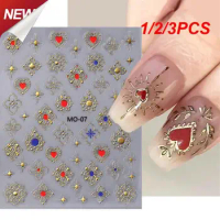 1/2/3PCS Nail Art Decoration Three-dimensional Self Adhesive Design Made Of High-quality Materials And Simple Operation