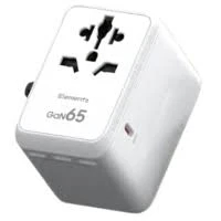 ELEMENTZ UNIVERSAL PRO 65 4C1U 65W 旅行轉接器 白色