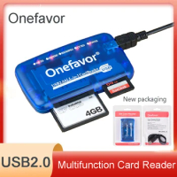 Multifunctional SM Card Reader Olympus CCD Camera SmartMedia Card Readable CF SD MS XD Card All-In-One Universal Card Reader